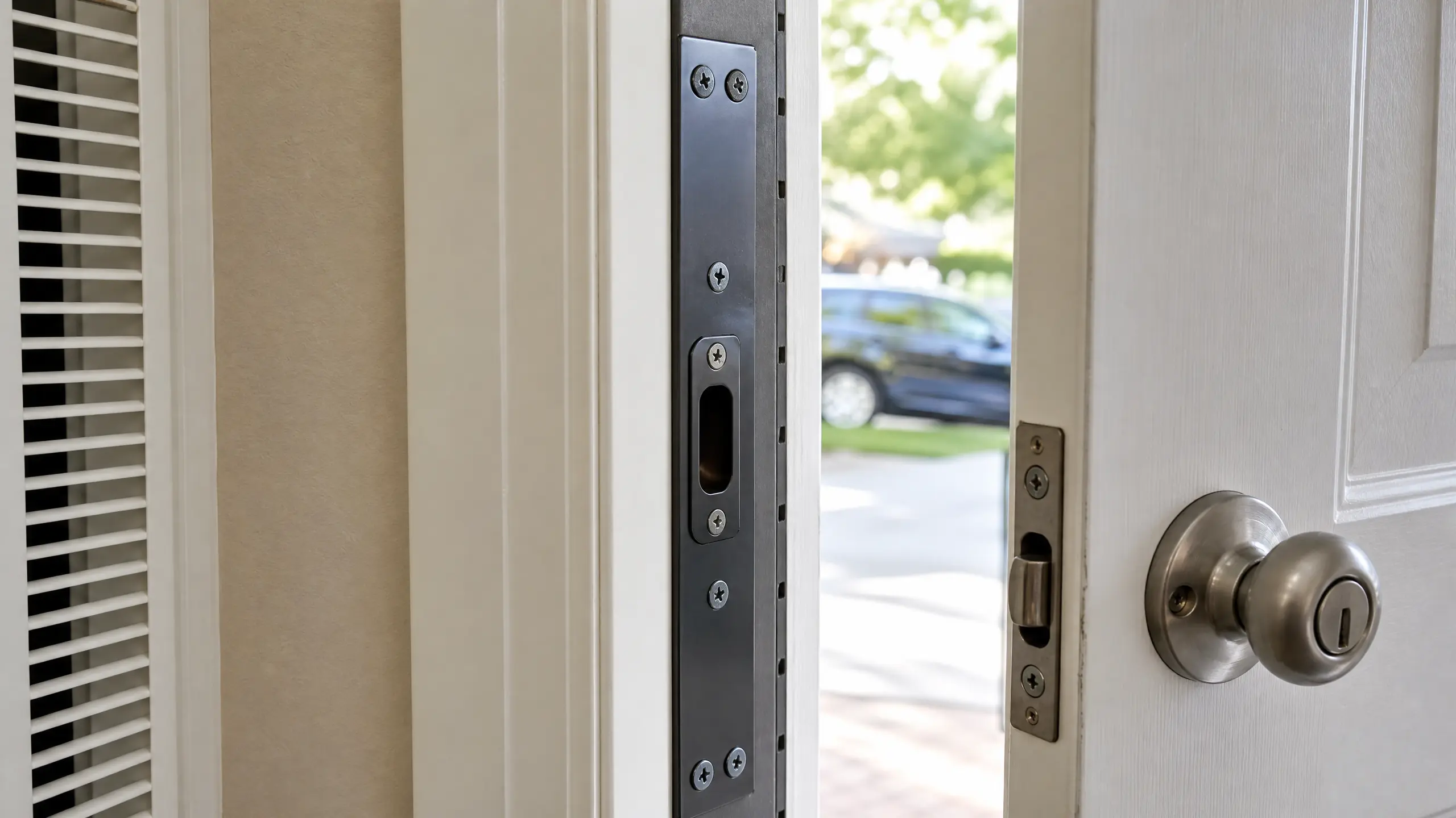 Door Security Group - Professional door reinforcement with heavy-duty strike plates and security hardware